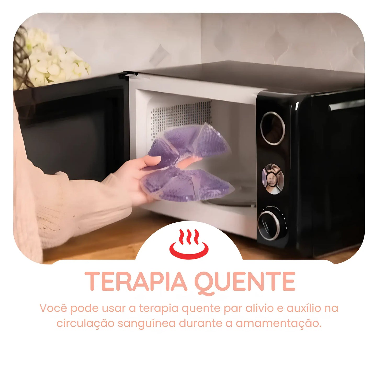 Compressa de Gel para Alívio de Dor nos Seios