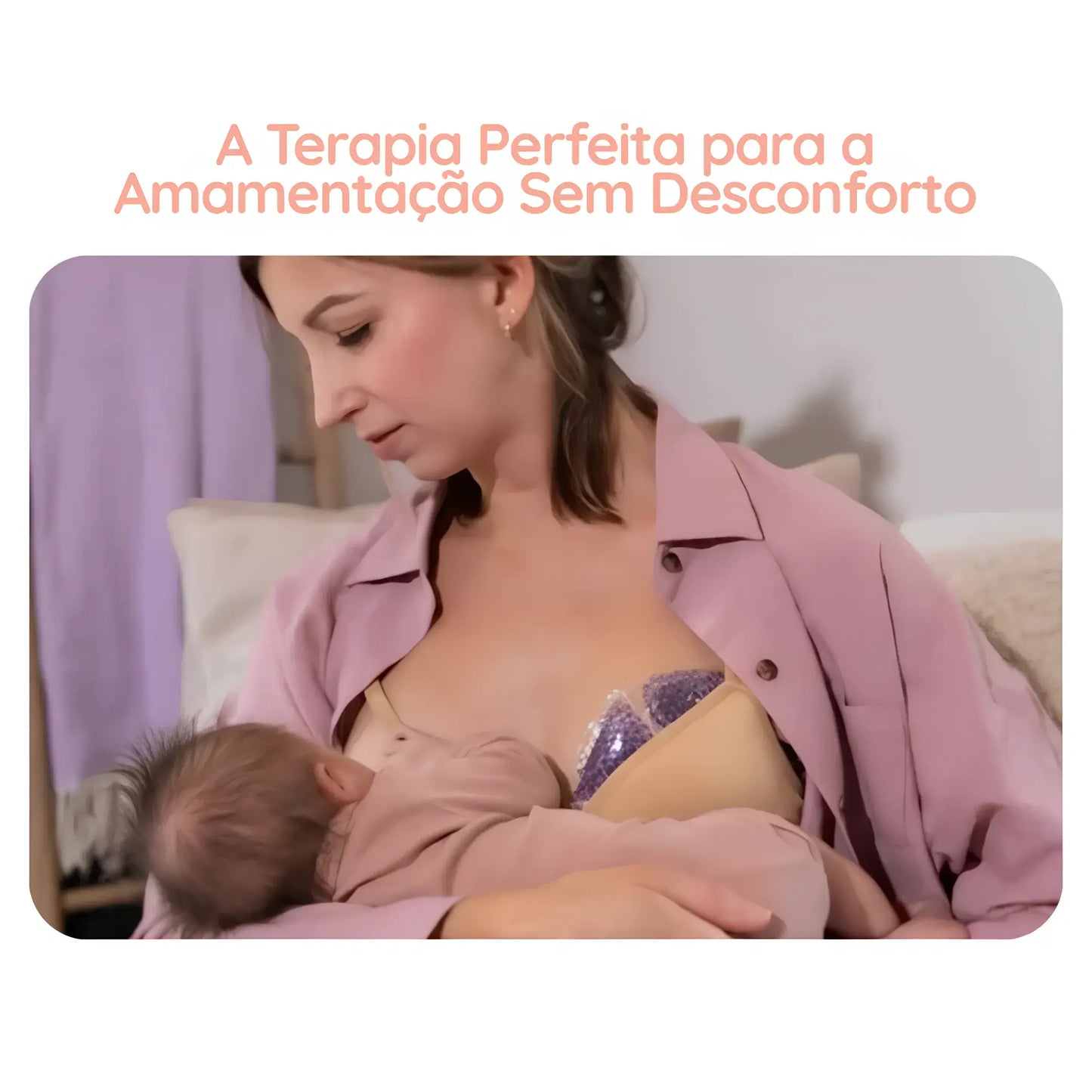 Compressa de Gel para Alívio de Dor nos Seios