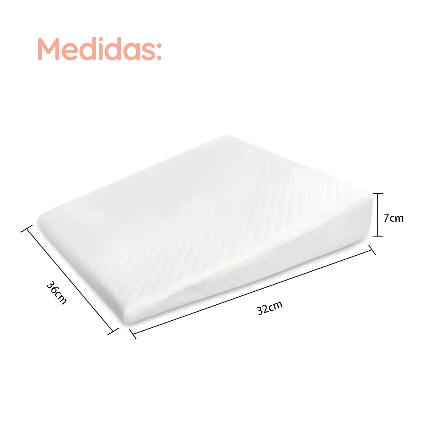 Travesseiro Rampa Antirrefluxo para Bebê Recém Nascido Corpo & Colo #111