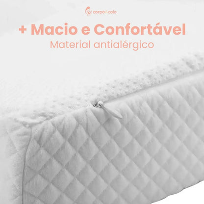Travesseiro Rampa Antirrefluxo para Bebê Recém Nascido Corpo & Colo #111