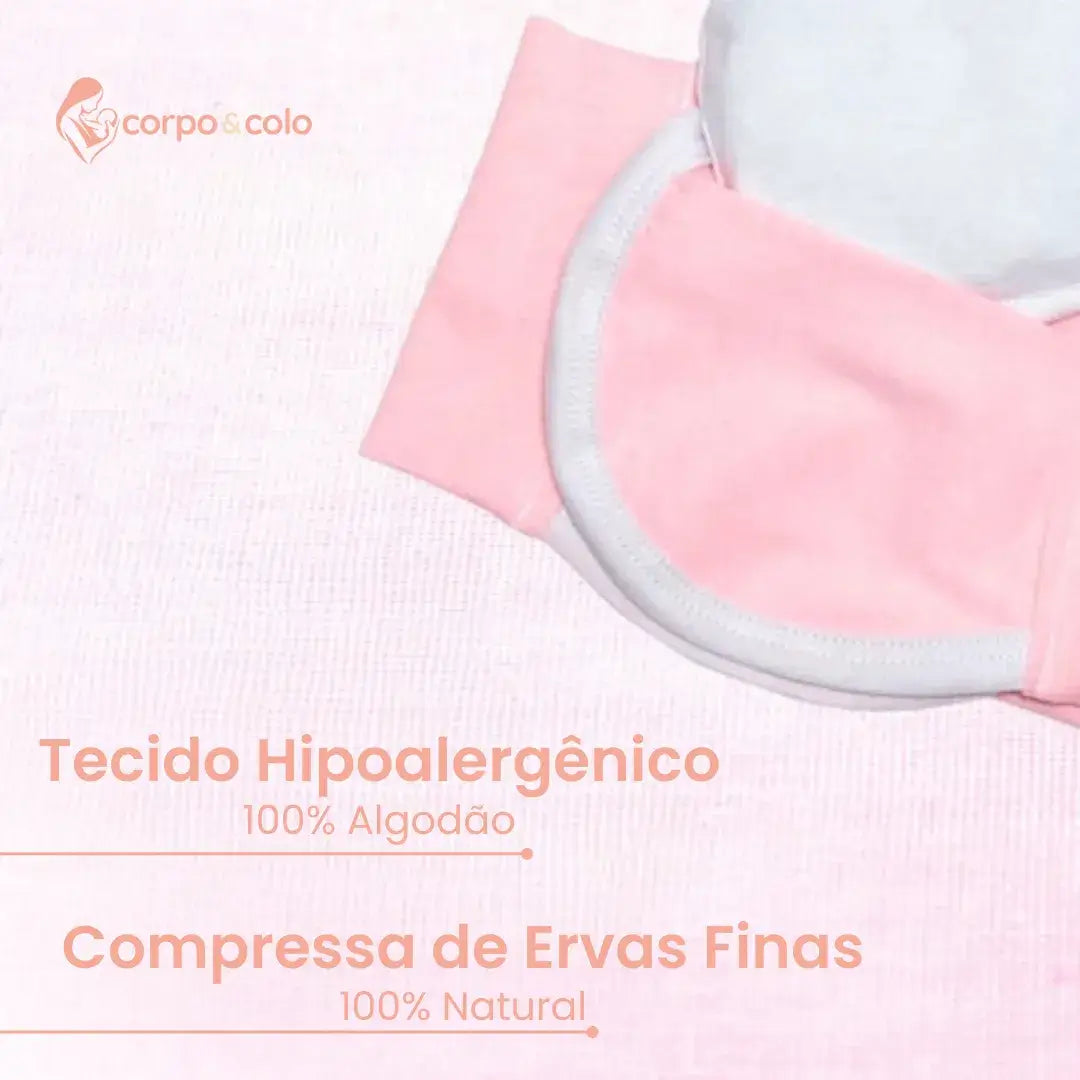 Cinta e Compressa Térmica para Cólica de Bebê com Ervas Corpo & Colo #777
