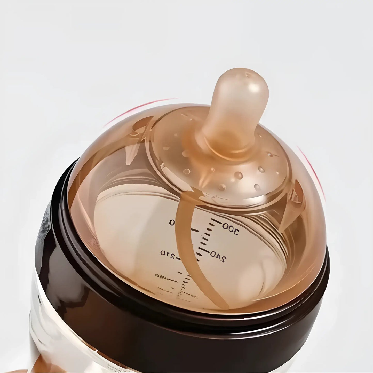 Mamadeira de Silicone 100% Imita Peito Da Mãe Corpo & Colo