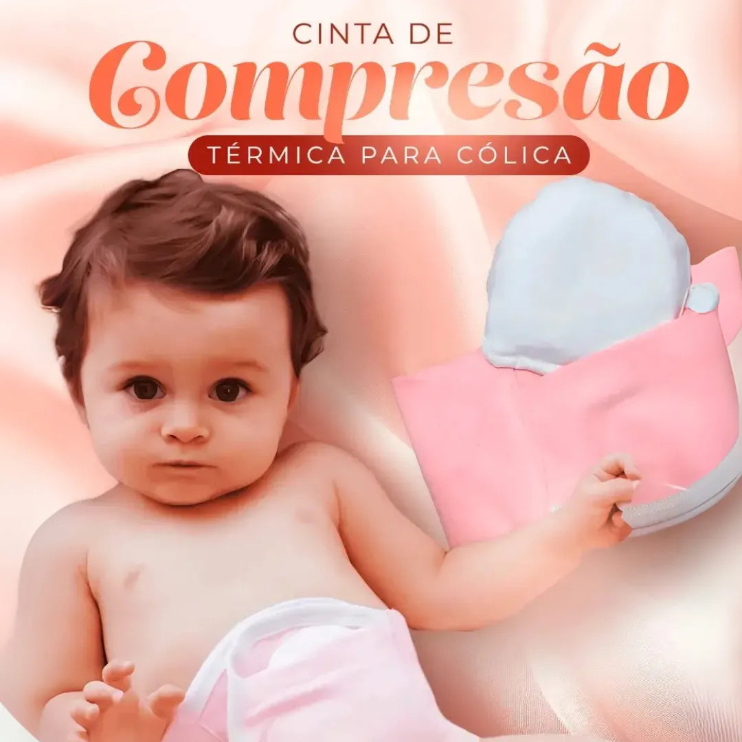 Cinta e Compressa Térmica para Cólica de Bebê com Ervas Corpo & Colo #222